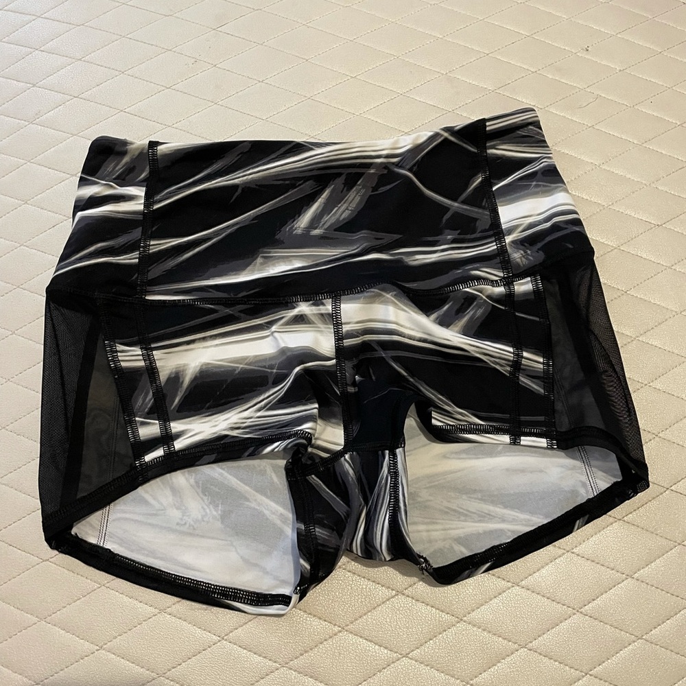 Visctoria’s Secret Spandex Shorts- black and white